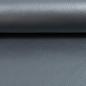 Preview: 50x70 cm Zuschnitt Kunstleder Rex Uni Blau-Grau Metalic by Swafing